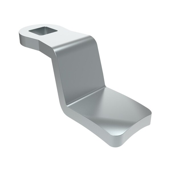 Southco Quarter-Turn Cam Latch Cam, 36mm 1.42 in Grip, Steel, Zinc Plate, Bright chromate - E5-6119