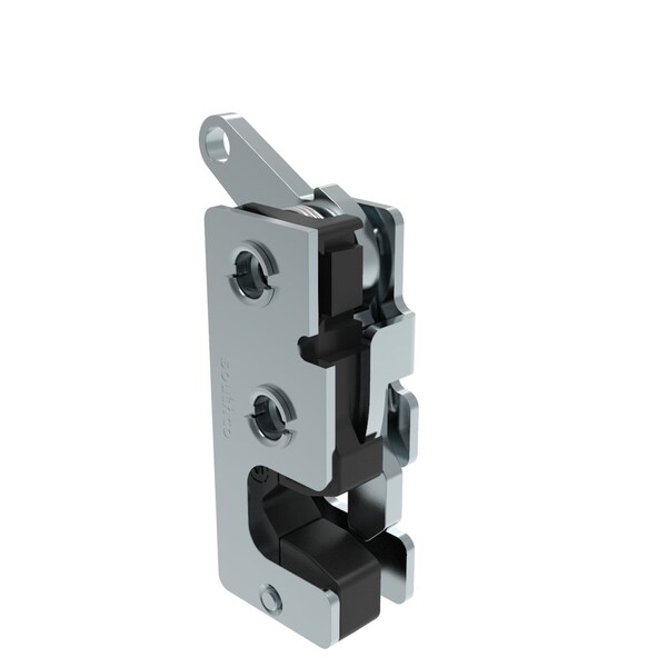 Southco Rotary Push To Close Latch, Small Size, Single Stage, with Integrated Bumper Bottom Trigger - R4-10-22-505-10
