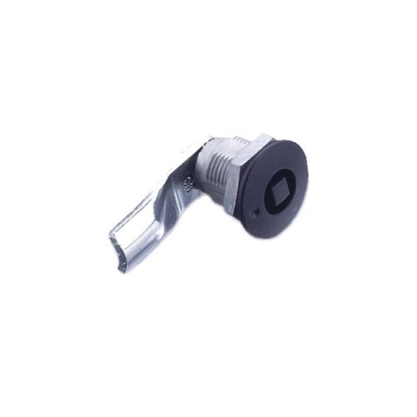 Southco Quarter-Turn Cam Latch, 7 mm Square Recess, 18mm .71 in Grip, Sealed Zinc Alloy, Powder Coat - E5-2-045-061
