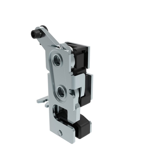 Southco Rotary Push To Close Latch, Small Size, Two Stage, with Integrated Bumper Bottom Trigger - R4-10-31-506-10