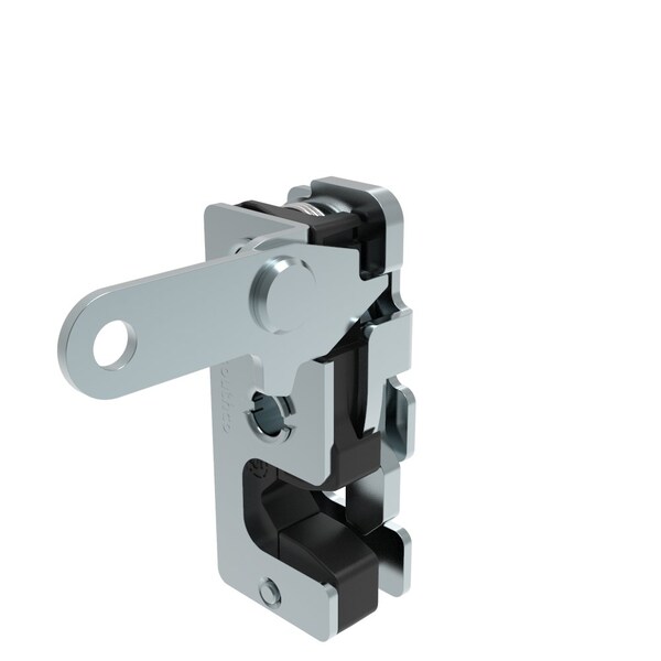 Southco Rotary Push To Close Latch, Small Size, Single Stage, with Integrated Bumper Perpendicular Lever - R4-10-20-105-10
