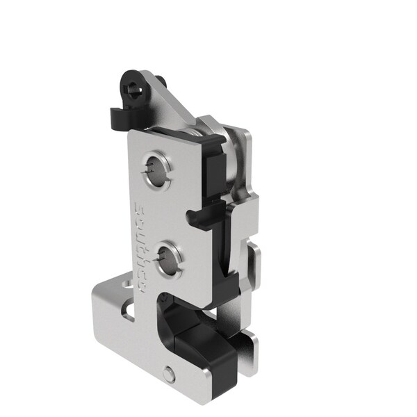 Southco Rotary Push To Close Latch, Small Size, Two Stage, with Integrated Bumper Bottom Trigger - R4-10-40-506-20