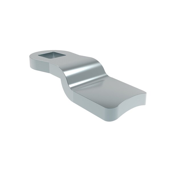 Southco Quarter-Turn Cam Latch Cam, 21.5mm .85 in Grip, Steel, Zinc Plate, Bright chromate - E5-6713