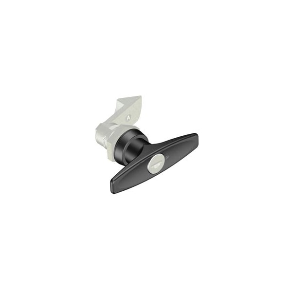 Southco Quarter-Turn Cam Latch, Key Locking Reversible Key T-handle, 23mm .91 in Grip, Not Sealed - E5-9-625-510-10