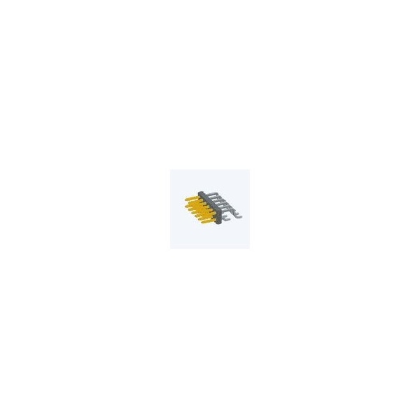 Fci Board Connector, 14 Contact(S), 2 Row(S), Male, Right Angle, 0.079 Inch Pitch, Surface Mount - 10112690-G03-07ULF