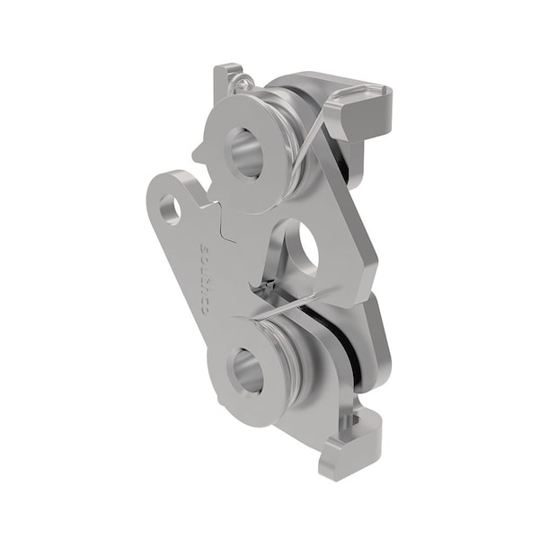 Southco Rotary Push To Close, Medium Size, Bottom, 5/16-18 Thread, Stainless Steel, Passivated - R4-20-31-501-20