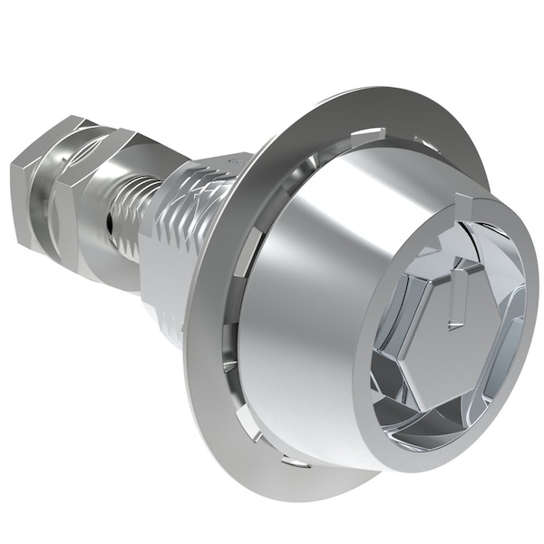 Southco Vise Action  Compression Latch, Large Size, Bellcore 216, Zinc Alloy, Chrome Plated, Bright - E3-C2215-01