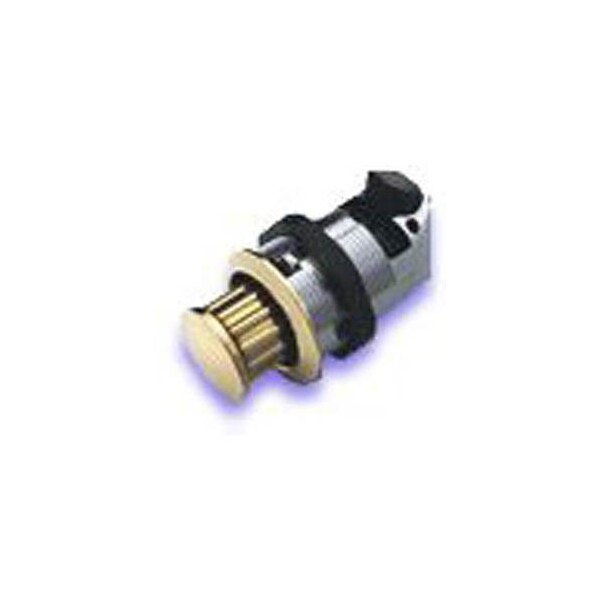 Southco Push-to-Close Latch, No Restriction, Plastic, PVD, Gold - M1-2A-12-8
