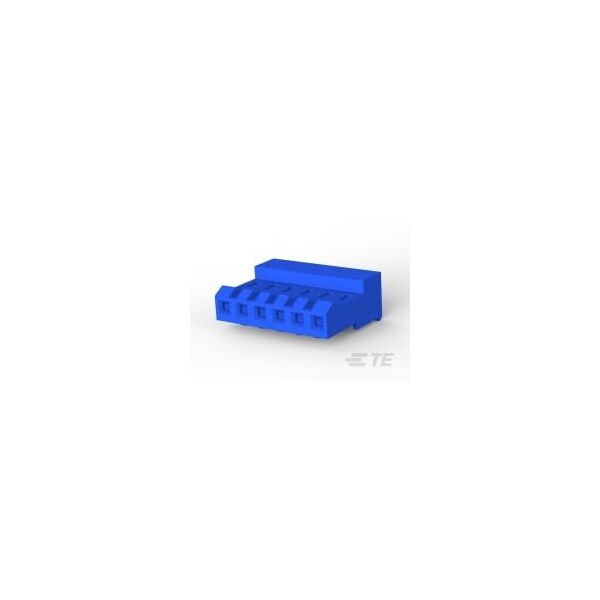 Te Connectivity 06P MTA156 CONN ASSY 26AWG BLU - 3-640430-6