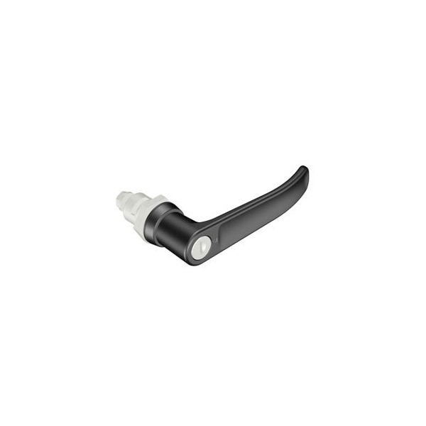 Southco Quarter-Turn Cam Latch, Key Locking Reversible Key L-handle, Spring-return Actuator - E5-9-725-TL0-13