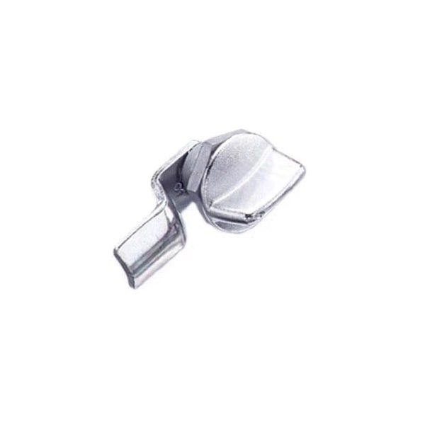Southco Quarter-Turn Cam Latch, Tall wing, 4mm .16 in Grip, Not Sealed, Zinc Alloy, Chrome Plated, Bright - E5-1-121-030