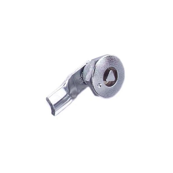 Southco Quarter-Turn Cam Latch, 8 mm Triangle Recess, 10mm .39 in Grip, Sealed Zinc Alloy - E5-1-031-061
