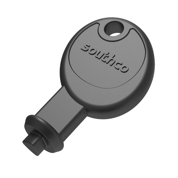Southco Flush Cam Latch, Right or Left, Three-point latching. Latching, Powder Coat, Black - 01-10-701-51