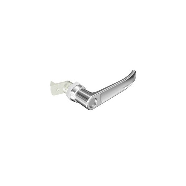 Southco Quarter-Turn Cam Latch, Key Locking without lock core L-handle, 23mm .91 in Grip, Not Sealed - E5-9-732-520