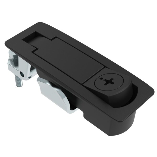 Southco Compression Latch, Tool Locking, Phillips Recess, Sealed, Zinc Alloy, Powder Coat, Black - C2-42-105