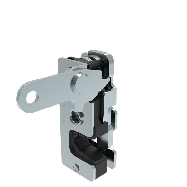 Southco Rotary Push To Close Latch, Two Stage, with Integrated Bumper, Perpendicular Lever M6 Thread - R4-10-42-105-10
