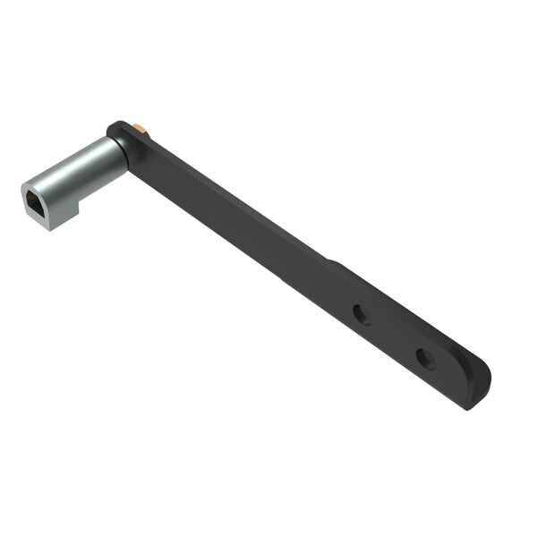 Southco Multi-Point Compression Latch Actuator, Door Edge Style, Handle Actuated Type B, Zinc alloy - M3-32