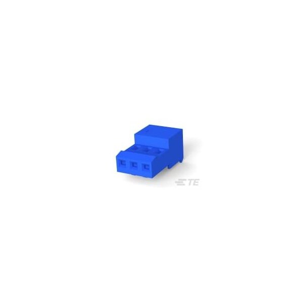 Te Connectivity 03P MTA100 CONN ASSY BLU - 3-640442-3