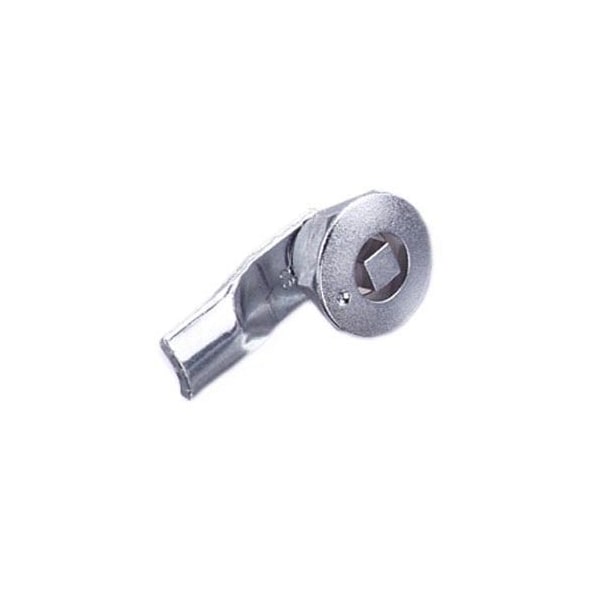 Southco Quarter-Turn Cam Latch, 8 mm Square, 8mm .31 in Grip, Sealed, Zinc Alloy, Chrome Plated, Bright - E5-1-051-051