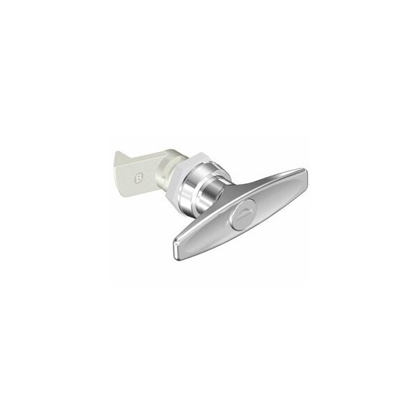 Southco Quarter-Turn Cam Latch, Key Locking Reversible Key T-handle, 23mm .91 in Grip, Not Sealed - E5-9-622-520-10