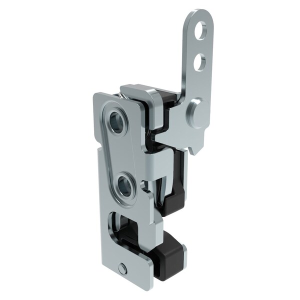 Southco Rotary Push To Close Latch, Small Size, Single Stage, with Integrated Bumper In-Line Lever - R4-10-10-205-10