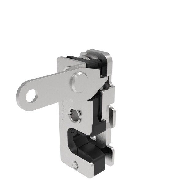 Southco Rotary Push To Close Latch, Small Size, Two Stage, with Integrated Bumper Perpendicular Trigger - R4-10-40-105-20