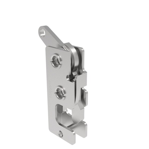 Southco Rotary Push To Close Latch, Small Size, Single Stage, Bottom Trigger 1/4-20 Thread - R4-10-21-501-20