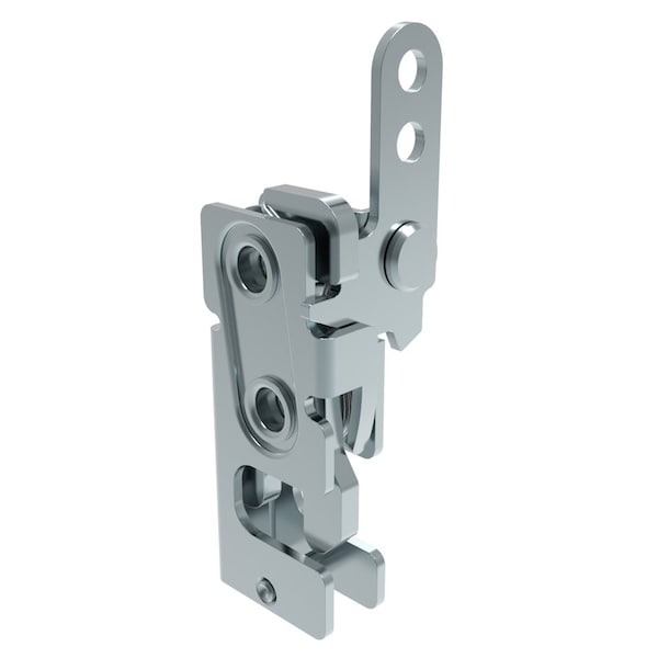 Southco Rotary Push To Close Latch, Small Size, Single Stage, In-Line Lever M6 Thread, Steel - R4-10-12-201-10