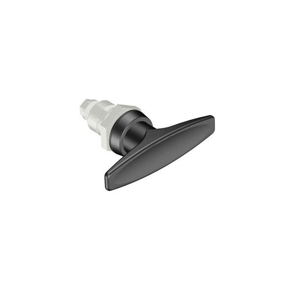 Southco Quarter-Turn Cam Latch, T-handle, Spring-return Actuator, Not Sealed Zinc Alloy, Powder Coat - E5-9-605-TR0