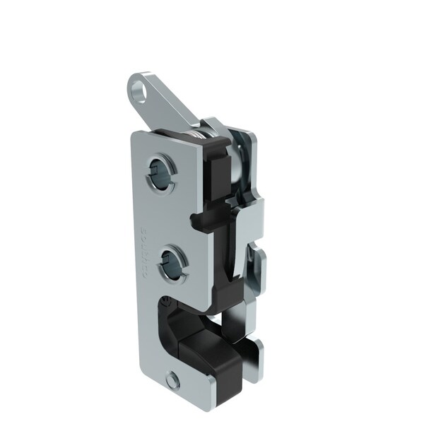 Southco Rotary Push To Close Latch, Small Size, Single Stage, with Integrated Bumper Bottom Trigger - R4-10-20-505-10