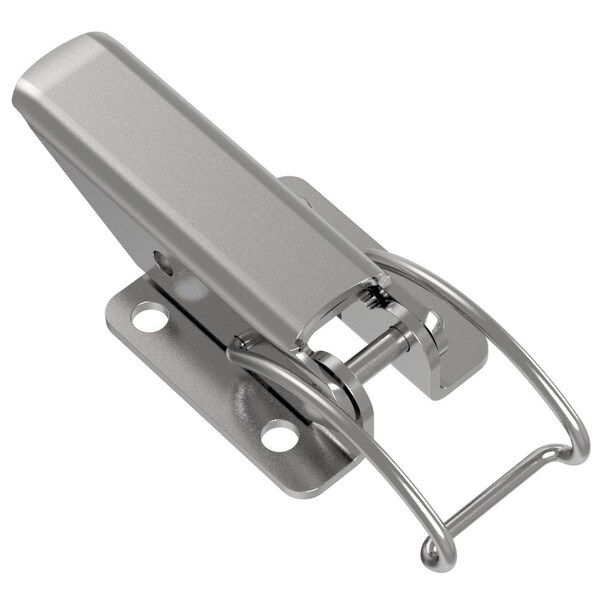 Southco Toggle Style Draw Latch, Medium Size, Exposed Mount, Steel, Zinc Plate, Bright chromate - TL-40-104-07