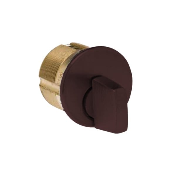 Ilco Ilco: 1"  Thumb-Turn Mortise Cylinder, Adams Rite Cam, Oil Rubbed Bronze - ILCO-7161TK2-10B