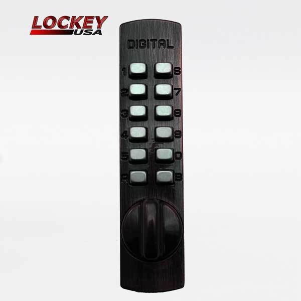 Lockey Lockey: Surface / Rim Mount Digital Keyless Combination Lock C120-BB - C-120-BB