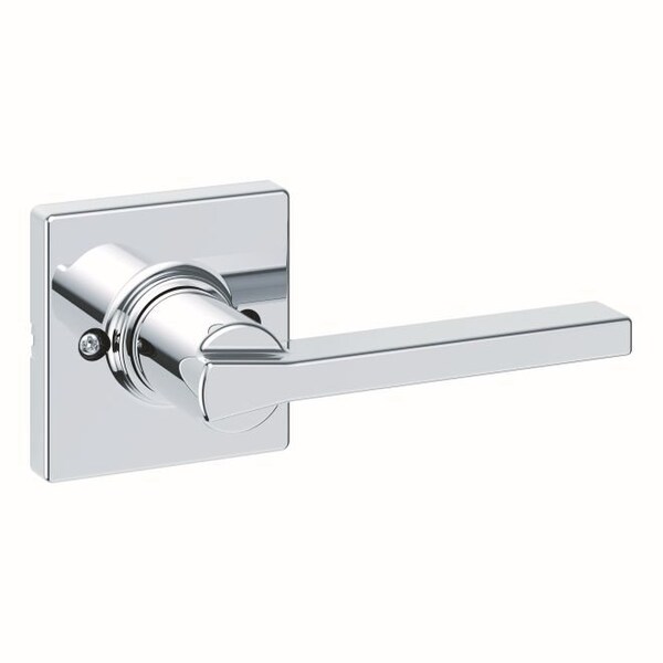 Kwikset Casey Lever Half Dummy with Square Rose Bright Chrome Finish - 488CSLSQT-26