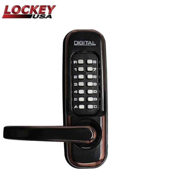 Lockey 1150DC Double combination Mechanical Keyless Heavy Duty Lever - OIL RUBBED BRONZE - RIGHT - LK-1150-DC-ORB-RIGHT