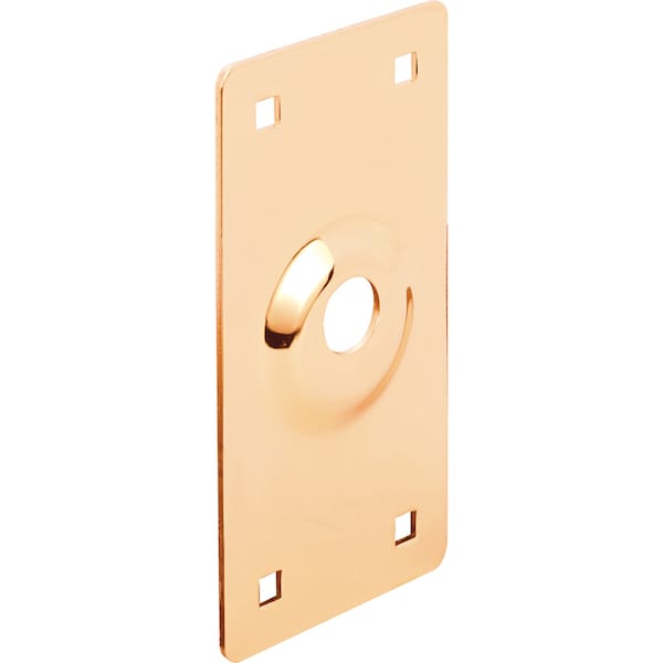 Prime-Line Bright Brass, Steel Cylinder Guide Single Pack - U 10378
