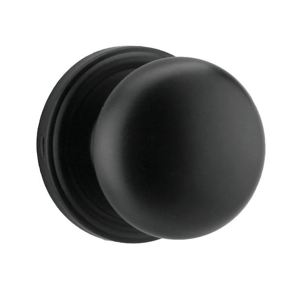 Weslock Impresa Passage Lock with Adjustable Latch and Full Lip Strike Metal Black Finish - 00600I2I2SL20MB