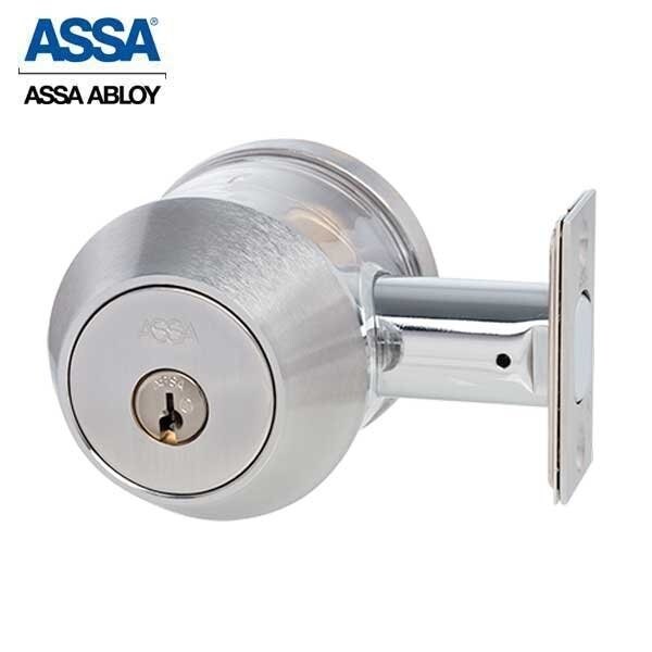 Assa Abloy 7000 Series Maximum+ Grade 1 Double Cylinder Deadbolt Satin Chrome KA - ASS-7900DC-626-3-F-COMP-KA-0A7