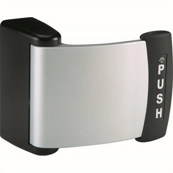 Adams Rite 1.75 in. Push to Left Curved Deadlatch Paddle, Clear Anodized Aluminum - AD567263
