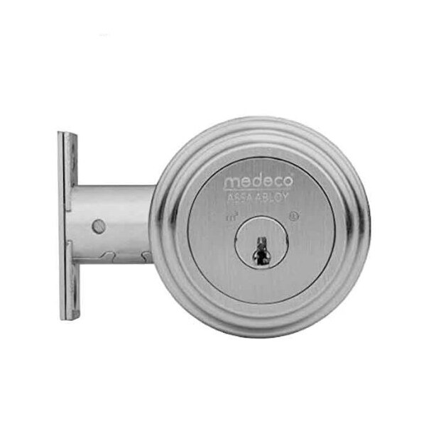 Medeco MEDECO:Residential BiLevel Sgl. Deadbolt - 2-3/8" - Satin Nickel - 11JR503-19-DLT