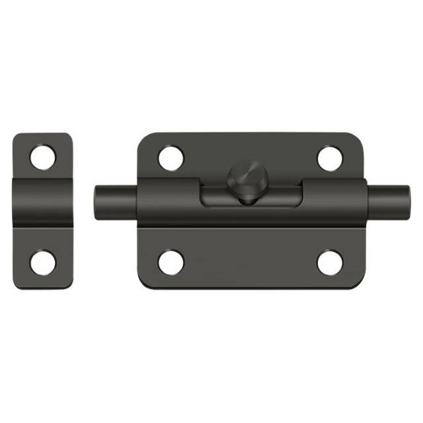 Deltana Barrel Bolt Oil Rubbed Bronze 3" - 3BBU10B