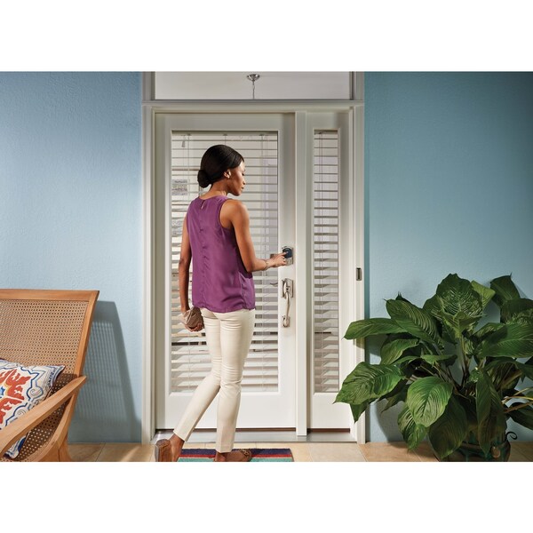 Schlage Schlage Satin Nickel Zinc Deadbolt w/Alarm - BE469ZPVCAM619