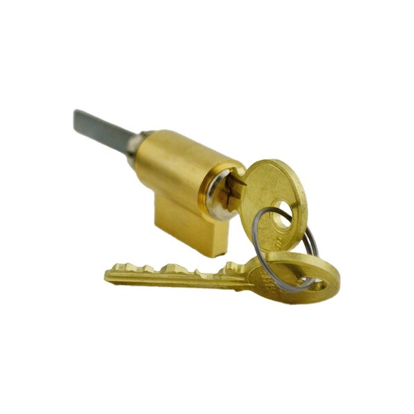 Yale Commercial 6 Pin Single Section GE Keyway Cylinder for Key in Levers (AU5400LN) US26D (626) Satin Chrome Finish - 1802GE626