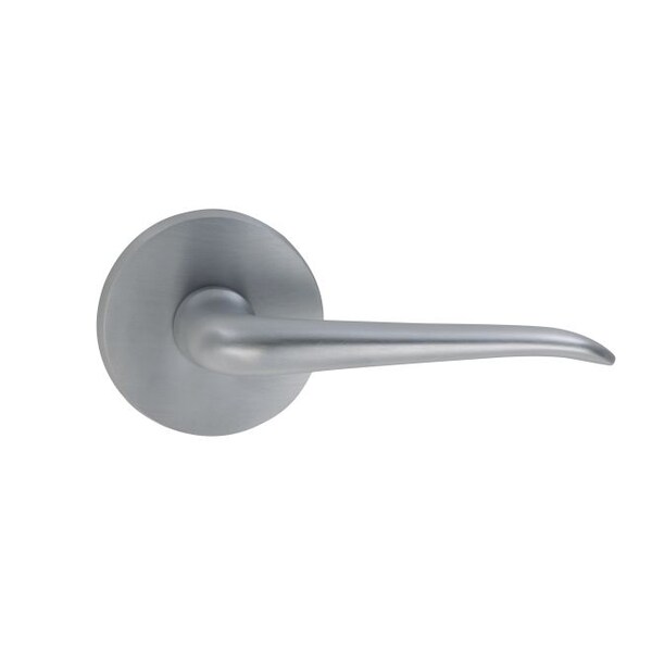 Omnia Knob 2-5/8" Rose Priv 2-3/8" BS T 1-3/8" Door Satin Chrome 42 - 42/00.PR3