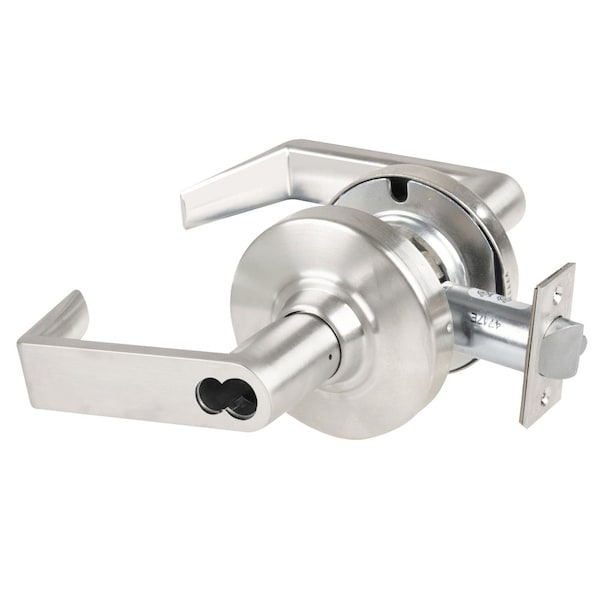Schlage Grade 2 Storeroom Cylindrical Lock with Field Selectable Vandlgard, Rhodes Lever, SFIC Less Core, Sa - ALX80B RHO 619