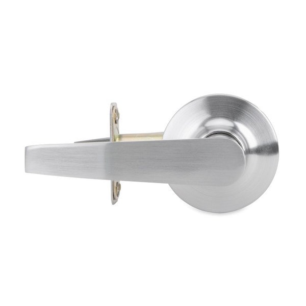 Global Door Controls Franklin Collection Modern Brushed Chrome Grade 3 Passage Hall/Closet Door Handle - GLS10SFRA-626