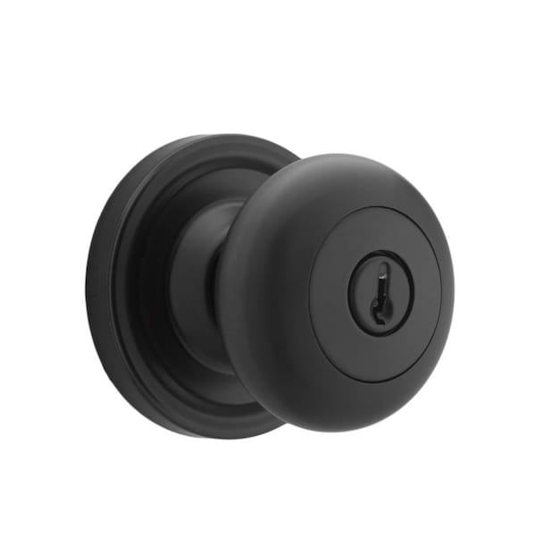 Weslock Impresa Entry Lock with Adjustable Latch and Full Lip Strike Metal Black Finish - 00640I2I2SL23MB