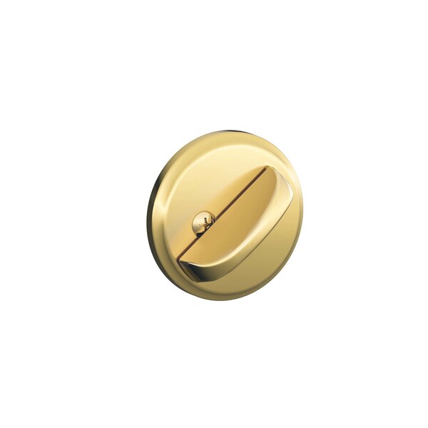 Schlage Schlage B-Series Bright Brass Brass Single Cylinder Deadbolt - B60605