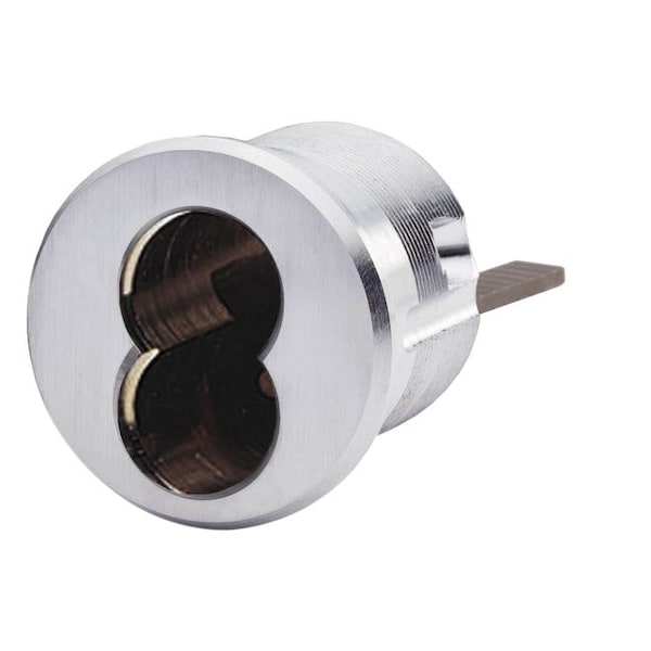Medeco 3307601126Z01 1-1/4" 6 Pin Mortise Housing Only with Yale Cam Satin Chrome - 3307601126Z01