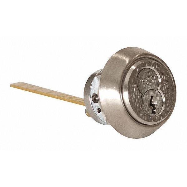 Best Rim Cylinder, Satin Chrome, 7 Pins - 12E72RP3626